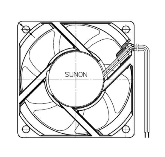 MB60252V1-000U-A99 electronic component of Sunon