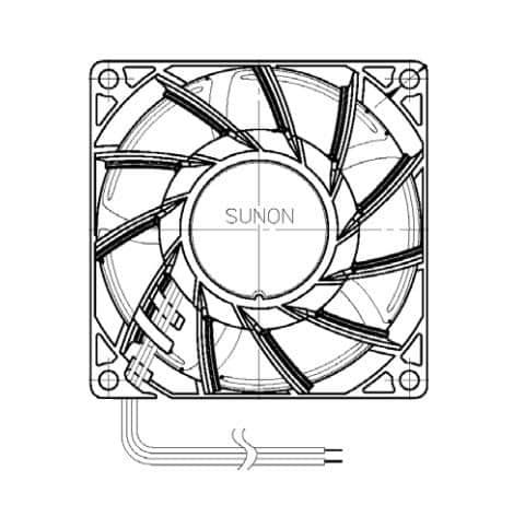 PF92381BX-000U-A99 electronic component of Sunon