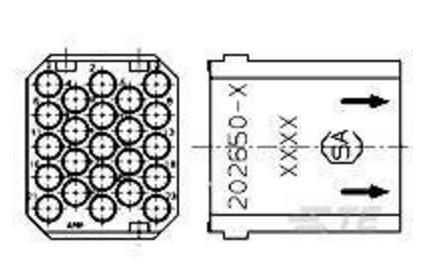 202650-4 electronic component of TE Connectivity