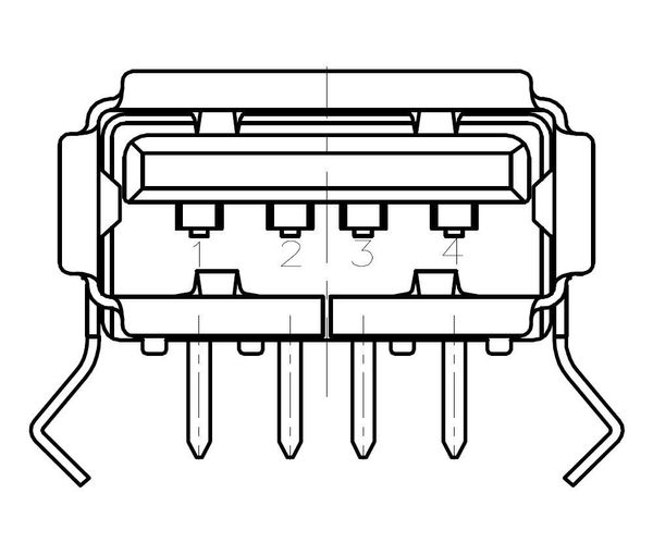 292303-4 electronic component of TE Connectivity