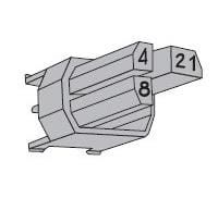 5-100525-6 electronic component of TE Connectivity