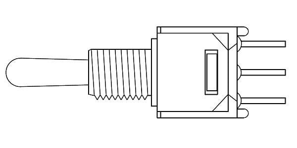 TMS1T3B1M5RE electronic component of TE Connectivity