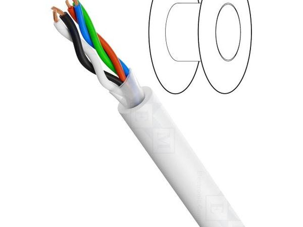 TSK1176 WHITE Coaxial Cables