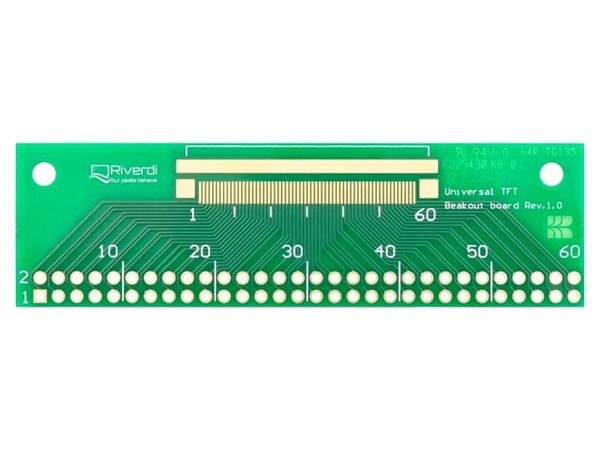 UNIVERSAL BREAK OUT BOARD electronic component of Riverdi