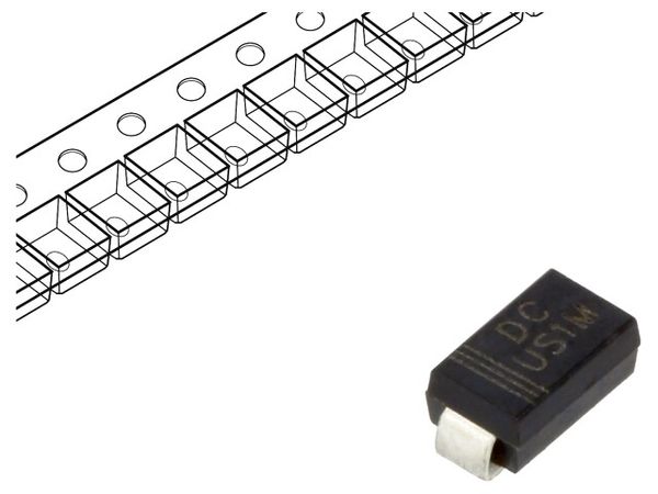 US1M electronic component of DC Components