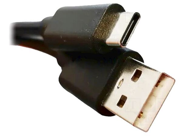 USB-A 2.0 TO USB-C CABLE electronic component of Riverdi