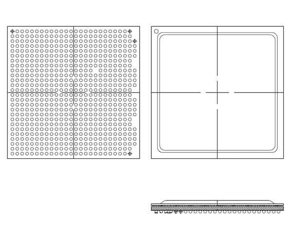 XC5VFX30T-2FFG665C electronic component of Xilinx