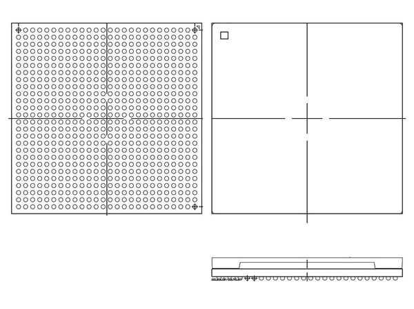 XC5VLX50-1FF676I electronic component of Xilinx