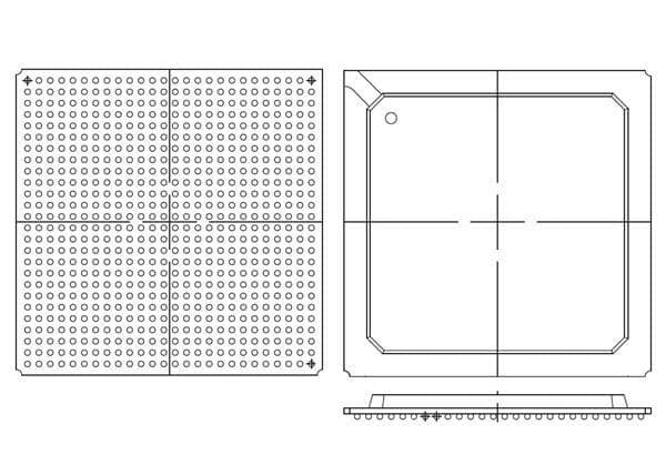 XC7S100-1FGGA676I electronic component of Xilinx