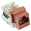 RJ45FC5E-RED electronic component of HellermannTyton