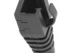 MHRJ45SRB-RET-BK Modular Connectors / Ethernet Connectors