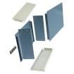 UPS 7-17-14-BLUE/WHITE Enclosures, Boxes & Cases