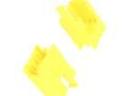ROMI CHASSIS MOTOR CLIP PAIR - YELLOW Accessories for Micromotors