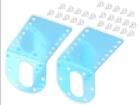 STAMPED ALUMINUM L-BRACKET PAIR FOR 37D  Robotics and Prototyping