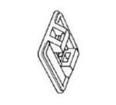 2-100692-2 Cable Tie Mounts