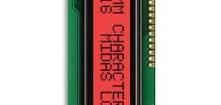 MC21605C6W-FPTLR-V2 LCD Character Display Modules & Accessories