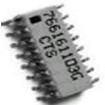 766167104DPTR7 Thick Film Resistors - SMD