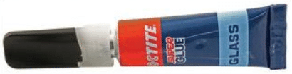 SUPER GLUE GLASS, 3G electronic component of Henkel