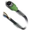 SAC-4P-10.0-PUR/M12FS SH D-Sub Micro-D Connectors