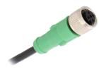 SAC-4P-3,0-PUR/M12FS  Wire & Cable