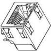 443800019 Modular Connectors / Ethernet Connectors