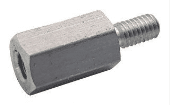 WA-SBRIE Brass Spacer Stud, metric, internal/external, Electromechanical  Components