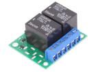 2-CH SPDT RELAY CARRIER WITH 12VDC RELAY electronic component of Pololu