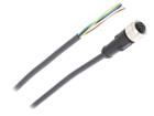 AB-C5-5,0PUR-M12FS  Wire & Cable