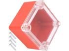 Z111PH ABS RED Enclosures, Boxes & Cases