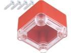 Z116PH ABS  RED  Enclosures