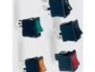 R1973BBLKREDFF1 Rocker Switches