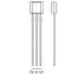 AH3369Q-P-B Board Mount Hall Effect/Magnetic Sensors