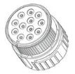 SJS412120 electronic component of Amphenol