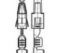 2-964286-1 (Cut Strip) Automotive Connectors