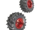 DAGU WILD THUMPER WHEEL PAIR - RED Accessories for Robotics and RC