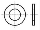 M1.6/BN1076 ~DIN125A      ~ISO7089     P electronic component of Bossard