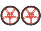 POLOLU WHEEL 60X8MM PAIR â€“ RED  Robotics and Prototyping