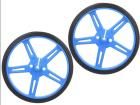 POLOLU WHEEL 70X8MM PAIR â€“ BLUE  Robotics and Prototyping