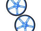 POLOLU WHEEL 70X8MM PAIR â€“ BLUE Accessories for Robotics and RC