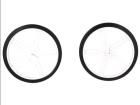 WHEEL 70×8MM PAIR WHITE  Robotics and Prototyping