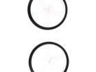 WHEEL 70×8MM PAIR WHITE Accessories for Robotics and RC