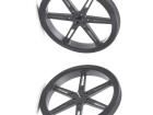 POLOLU WHEEL 80X10MM PAIR â€“ BLACK Accessories for Robotics and RC