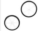 WHEEL 80×10MM PAIR WHITE  Robotics and Prototyping