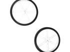 WHEEL 80×10MM PAIR WHITE Accessories for Robotics and RC
