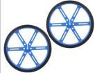 POLOLU WHEEL 90X10MM PAIR â€“ BLUE  Robotics and Prototyping