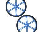 POLOLU WHEEL 90X10MM PAIR â€“ BLUE Accessories for Robotics and RC