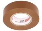 N-12 PVC TAPE 19MMX20M BROWN  Tools & Supplies