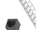 RJJU-66-143-E1V-014 Modular Connectors / Ethernet Connectors