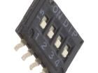DHNF-04F-T-V DIP Switches/SIP Switches