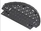 ROMI CHASSIS EXPANSION PLATE - BLACK  Robotics and Prototyping